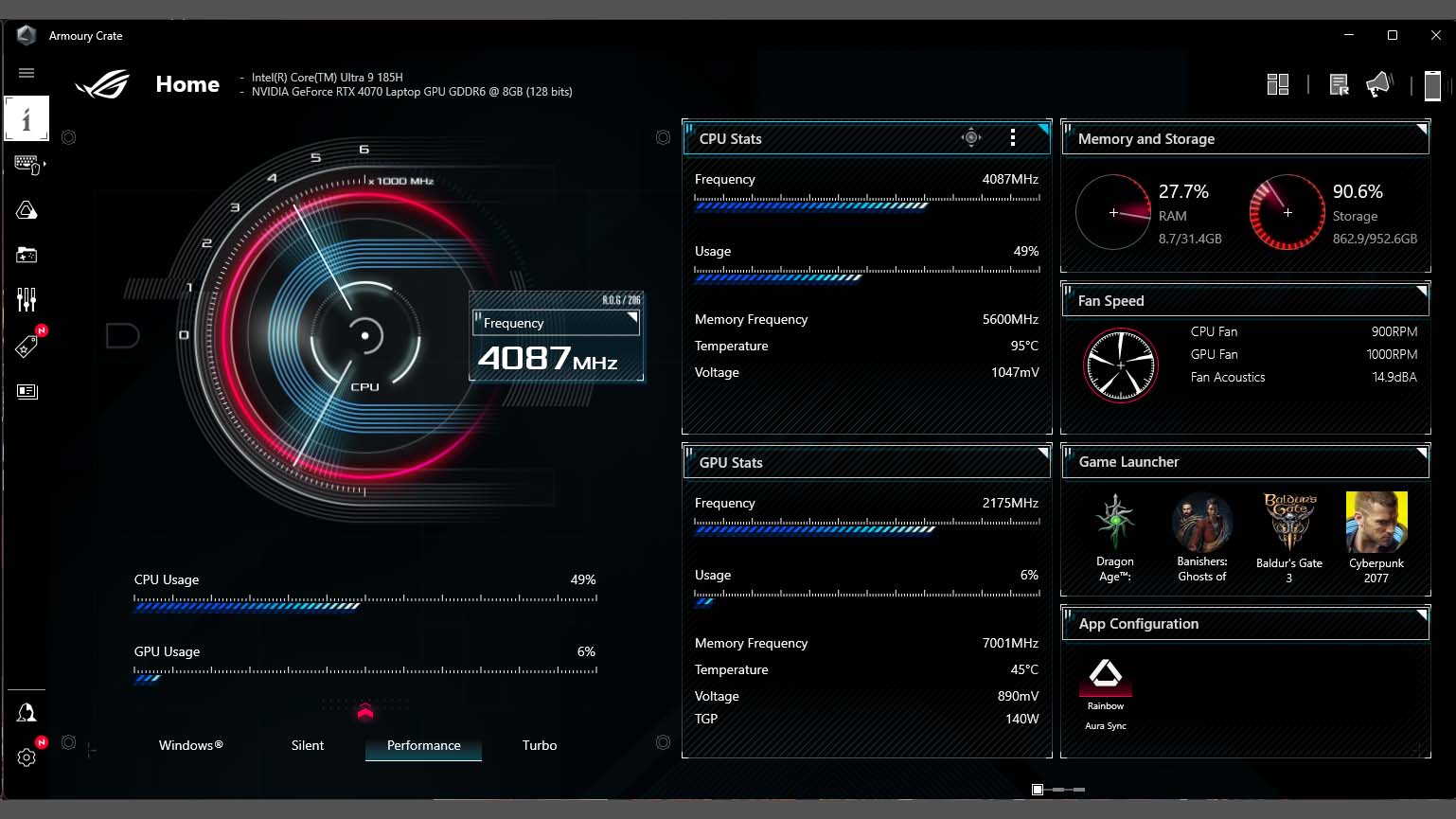 Этот мини-ПК вмещает в себя RTX 4070 и обеспечивает очень плавную игру в небольшом форм-факторе.