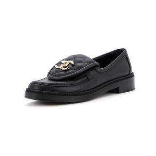 Women's Cc Loafers Quilted Leather