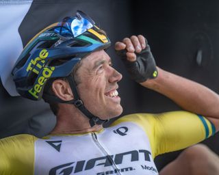 Brendan Johnston (Giant) after Sea Otter Gravel 2025