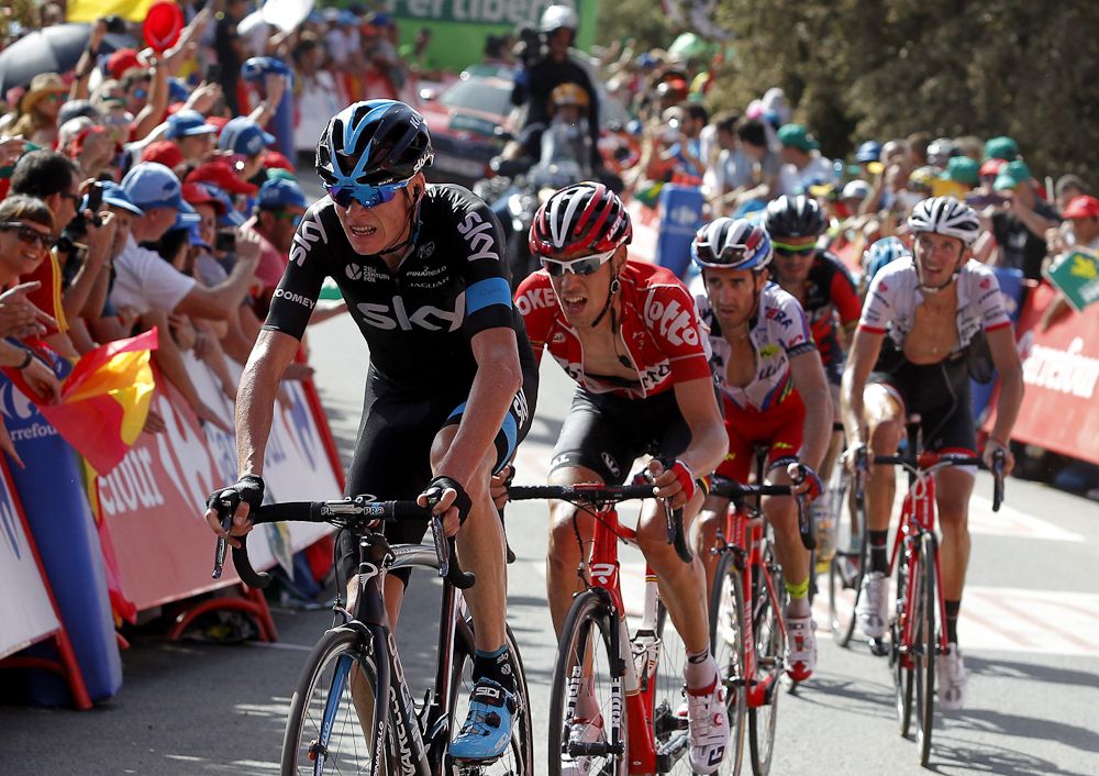 Chris Froome lost time to his GC rivals during stage7.