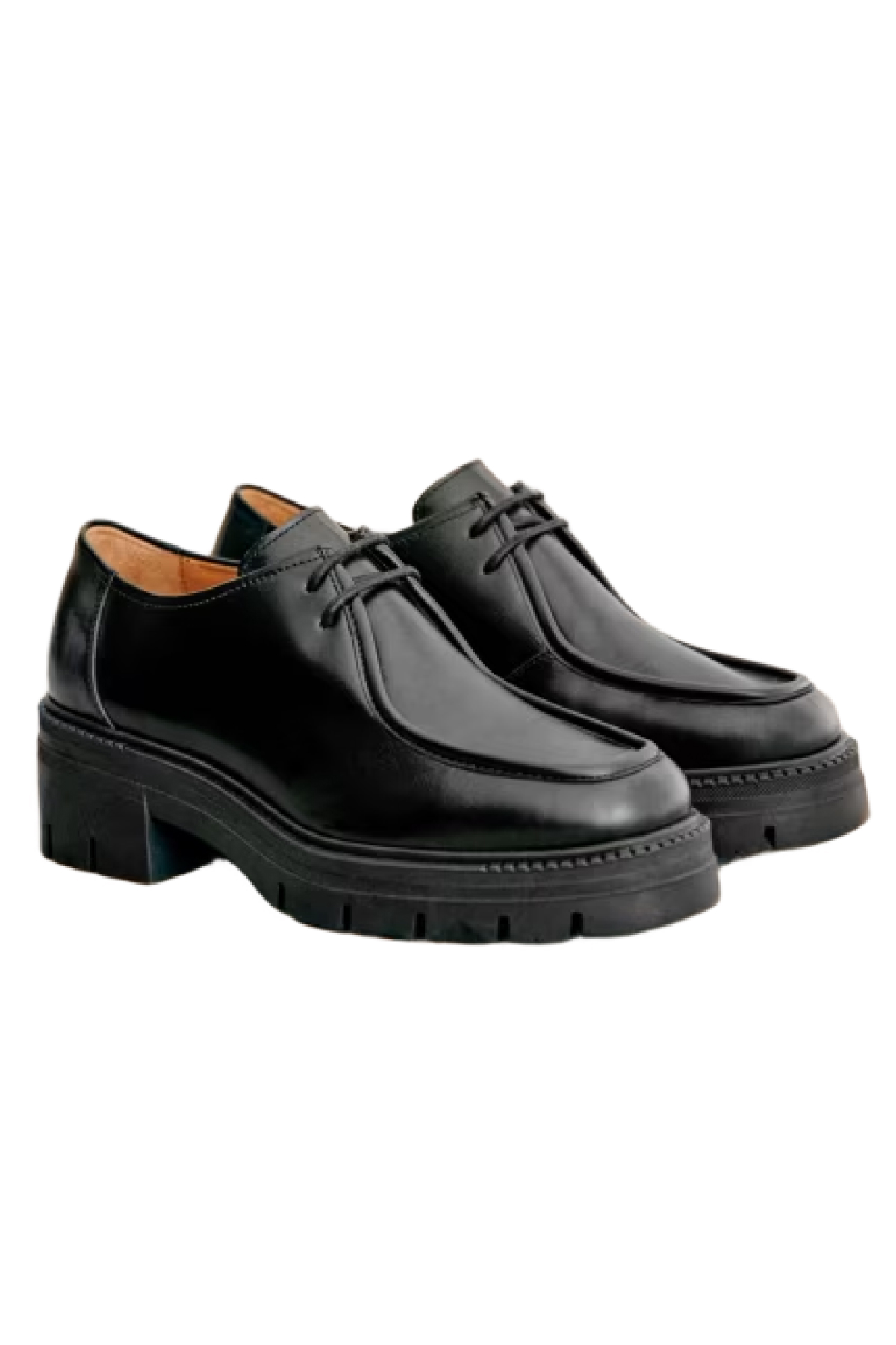Markus Loafers - Glossy Black - Bovine Leather - Sézane