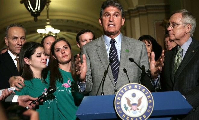 Sen. Joe Manchin (D-W.V.) will not leave the legislative gun debate without a fight.