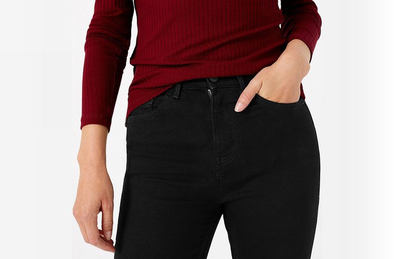 marks and spencer red jeans