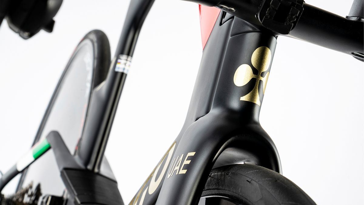 Colnago TT1 detail image on white background