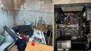 gaming PC dumpster find