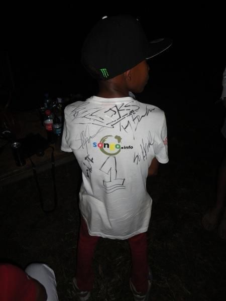 Theo at the World Cup in Pietermaritzburg