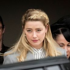 Amber Heard leaving Fairfax County Courthouse in 2022