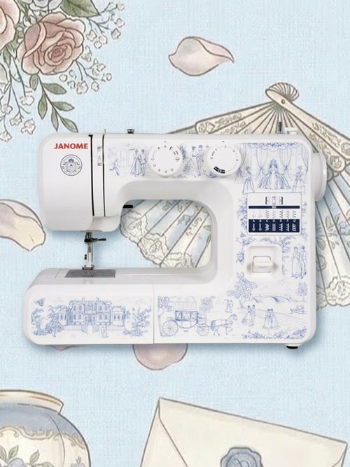 Toile Romance Easy-To-Use 15-Stitch Sewing Machine 