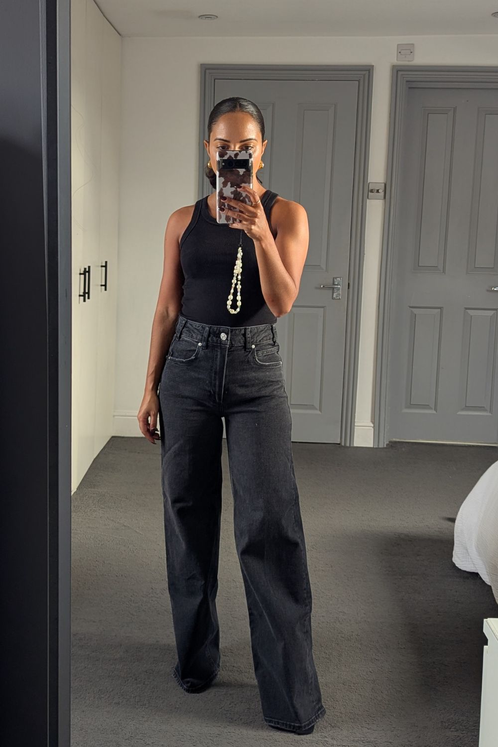 Jazzria Harris Best Petite Wide Leg Jeans