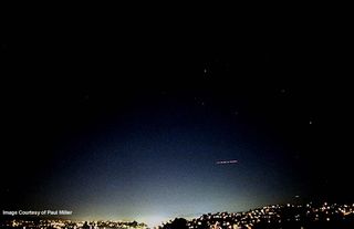 Remnants of the Tempel-Tuttle comet over Santee, CA