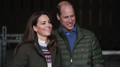 Kate Middleton wearing FairIsle knitted jumper