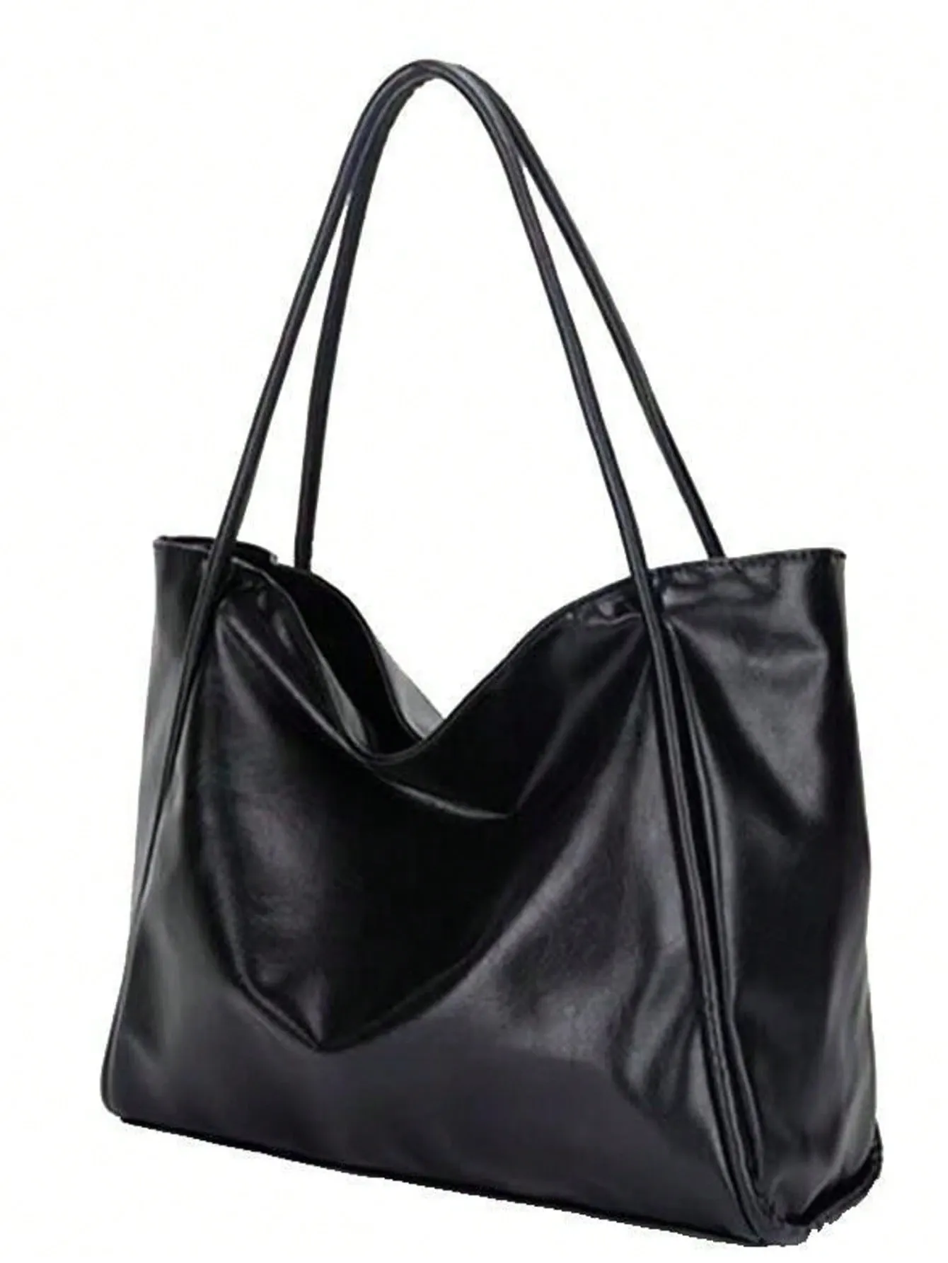 Shein, Soft Leather Large Capacity Tote Bag 