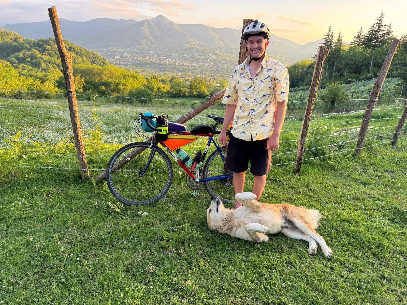 ‘I wrapped my legs in toilet paper to keep warm’: His around-the-world effort got off to a bad start, but Andrew Ryan is still riding