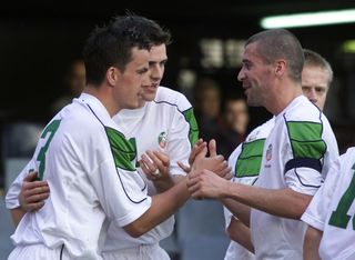 Ireland defender Ian Harte