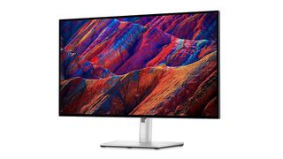 Product shot of Dell U2723QE, one of the best monitors for MacBook Pro