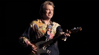 Andy Summers of The Police performs at the Nikon at Jones Beach Theater on August 4, 2008 in Wantagh, New York.