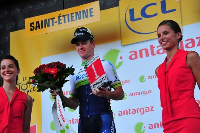 The most aggressive rider prize went to Simon Clarke (Orica-GreenEdge)
