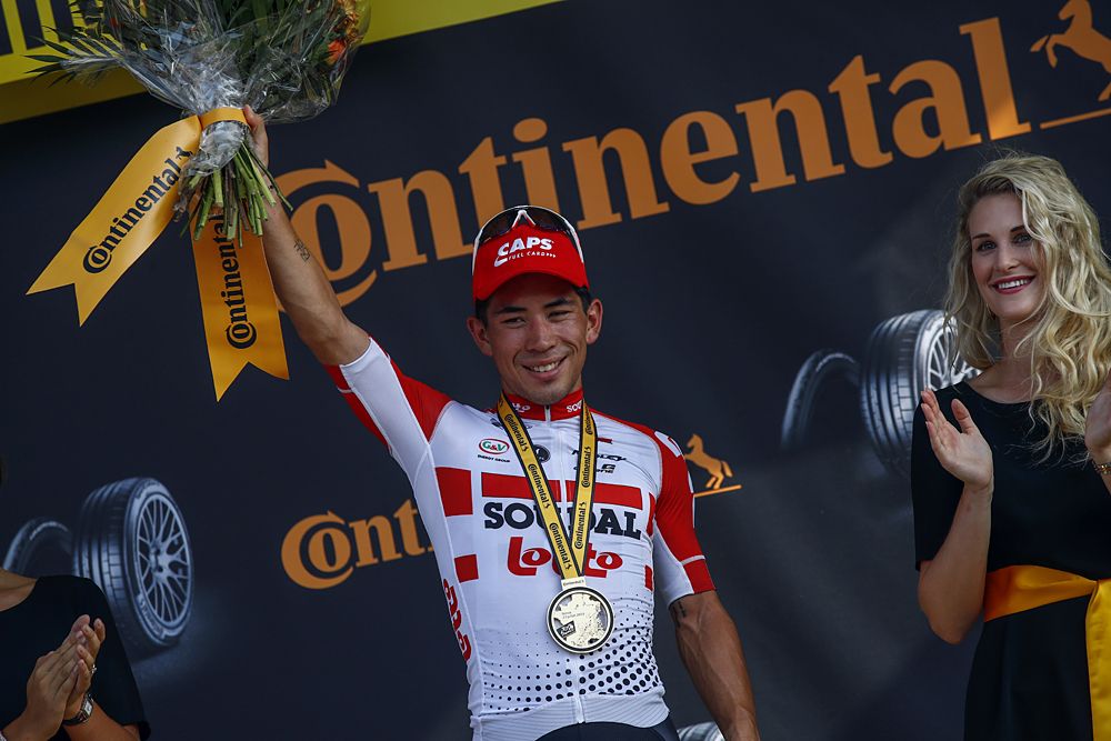 Caleb Ewan (Lotto Soudal) wins stage 16
