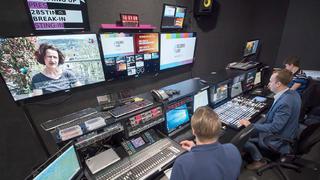 Celebro has embraced 4K and video production over IP made possible in part by the NewTek IP Series switcher seen here in the heart of their London control room.