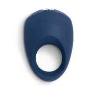 Blue silicone penis ring sex toy