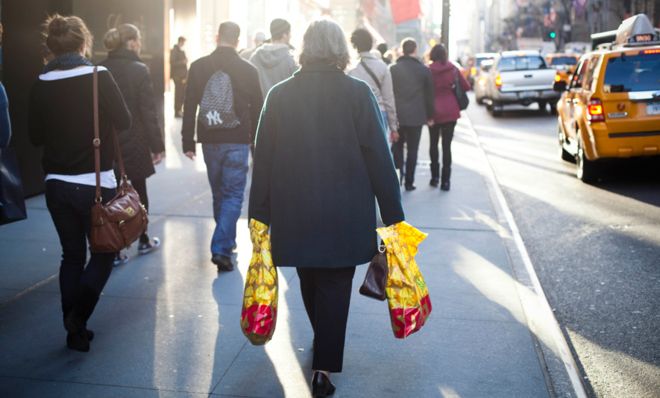 Woman shopping