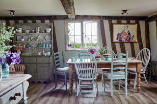 dining room in the Lovatt's cottage