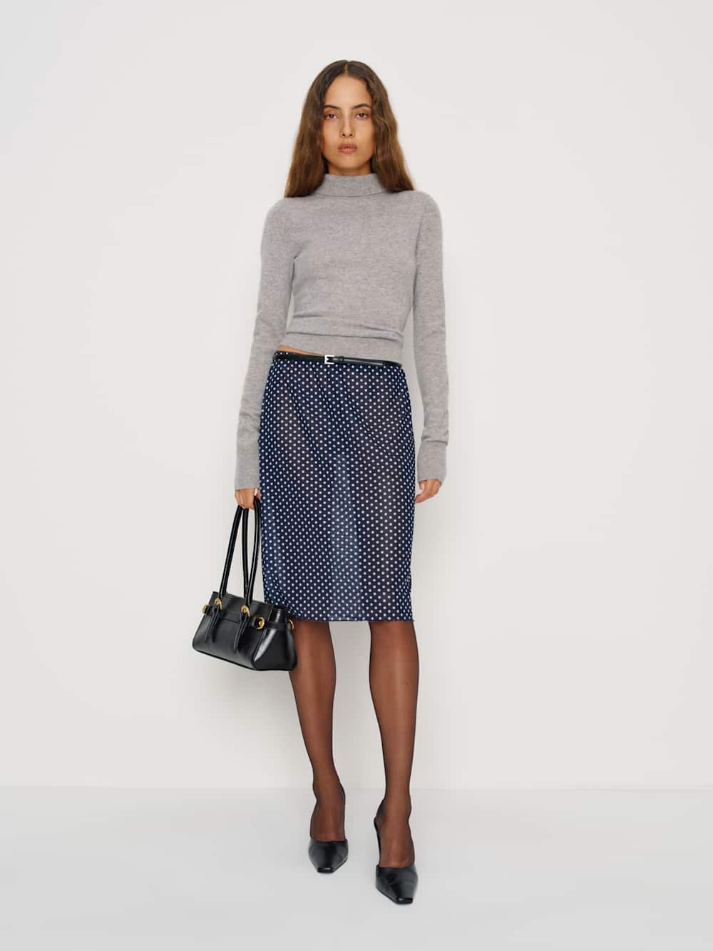 Brodie Sheer Knit Skirt