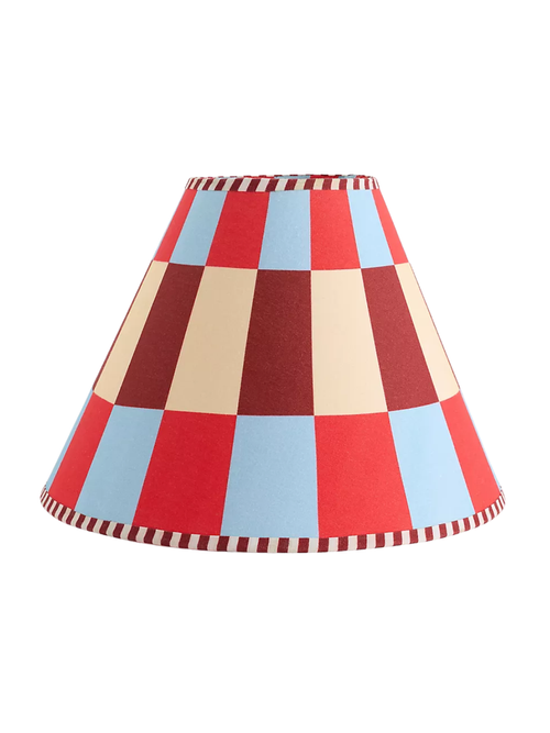 Damson Madder Geometric Printed Empire Lamp Shade