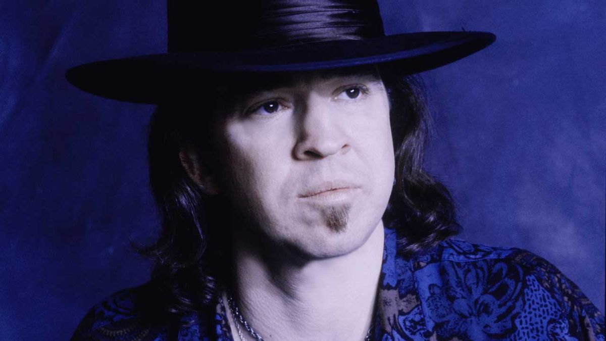 Stevie Ray Vaughan studio portrait