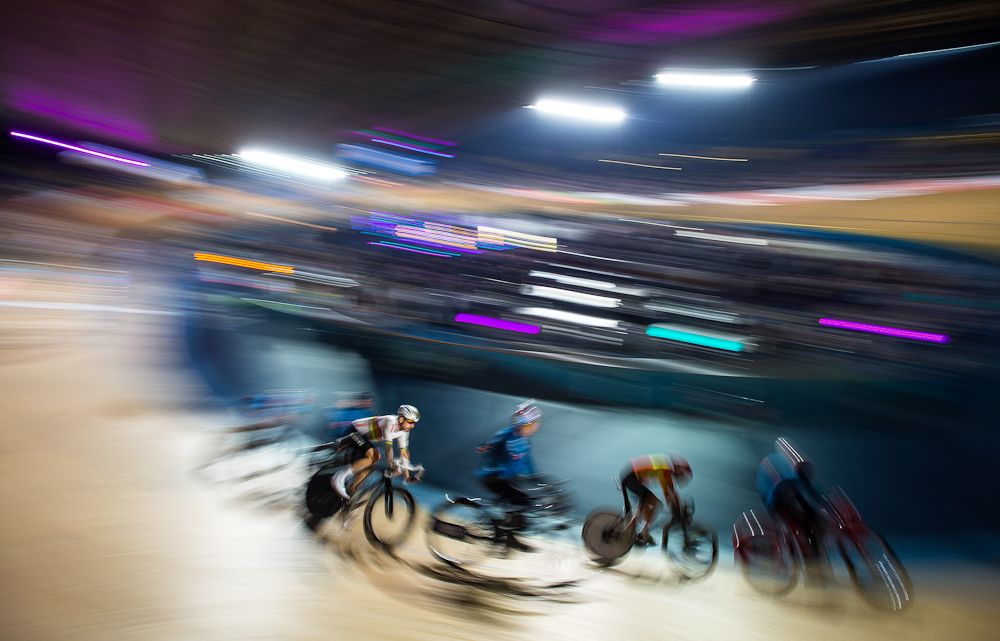 Bradley Wiggins of Great Britain during the 60 lap Derny during the Six Day London
