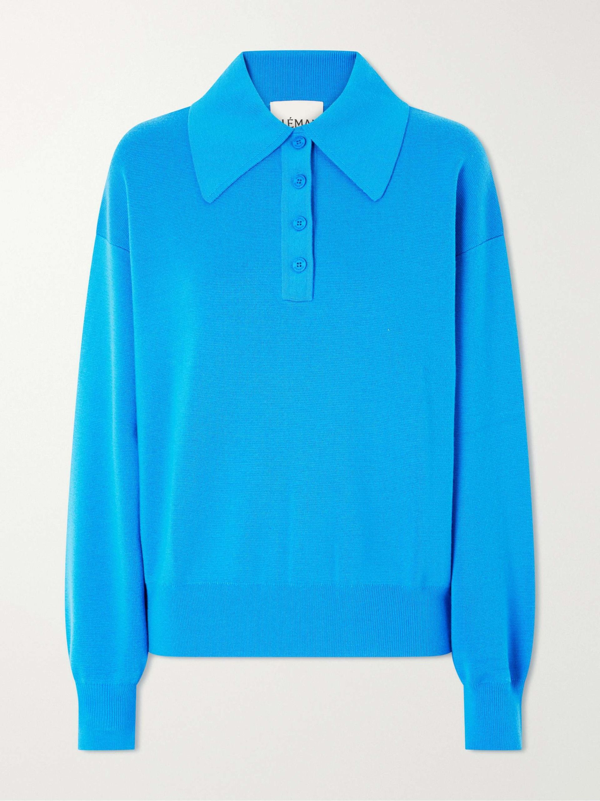 Claudia Knitted Wool Polo Shirt
