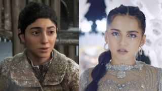 Dina from The Last of Us Part II, Isabela Merced starring in the music video to Agonía