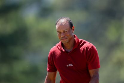 Tiger Woods completes his 2024 Masters