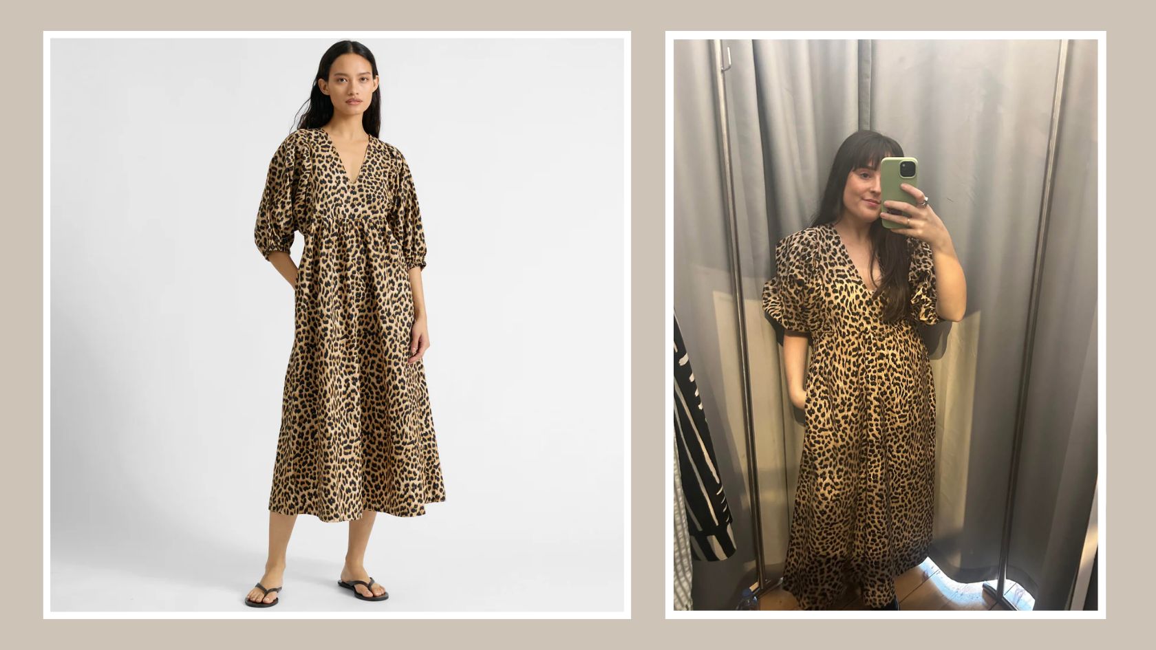 Image of leopard print dress