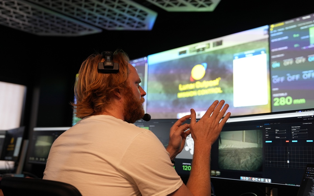 Mission control at Lunar Outpost