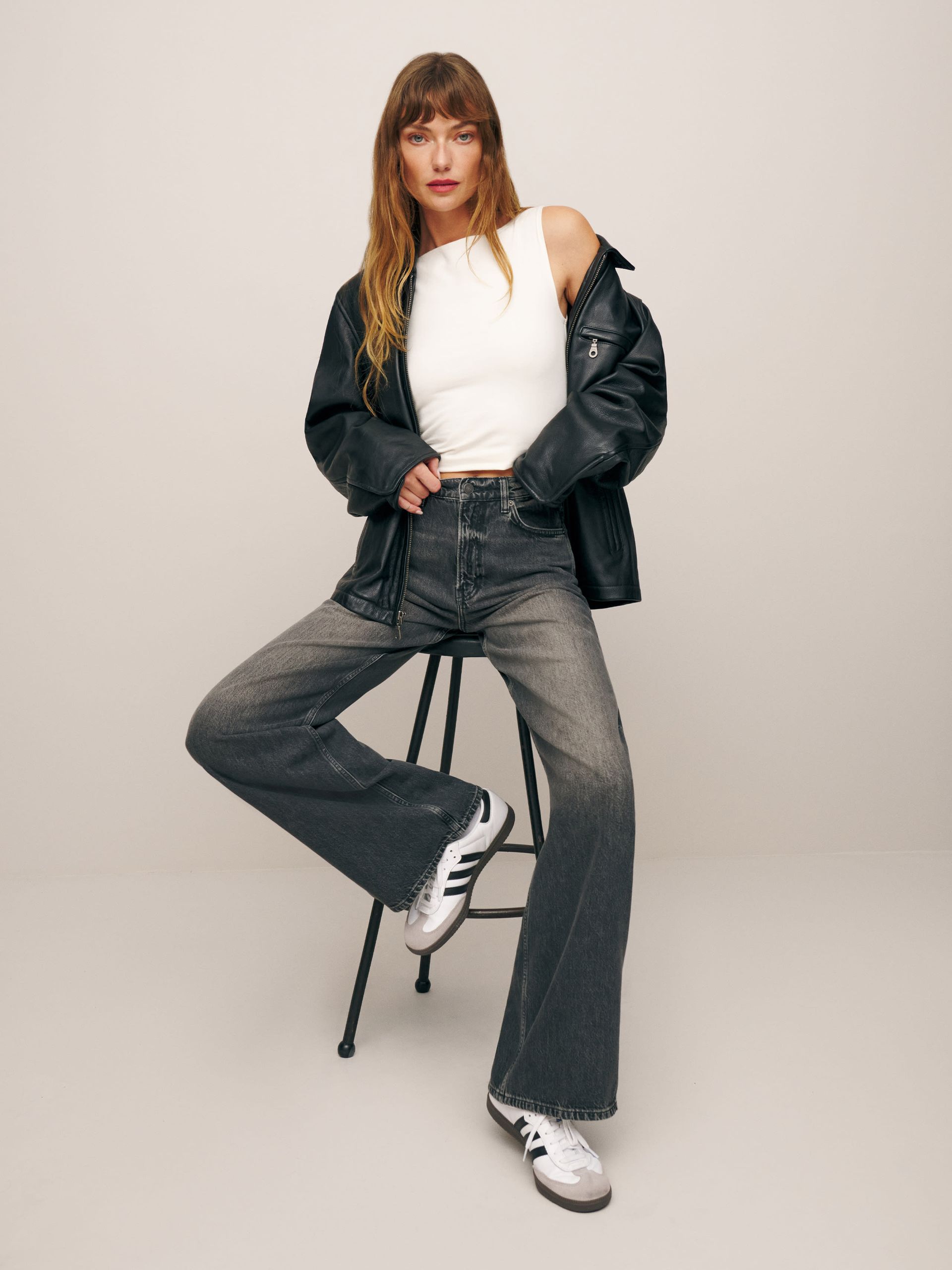 Cary High Rise Slouchy Wide Leg Jeans