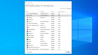 Open Task Manager and disable startup apps