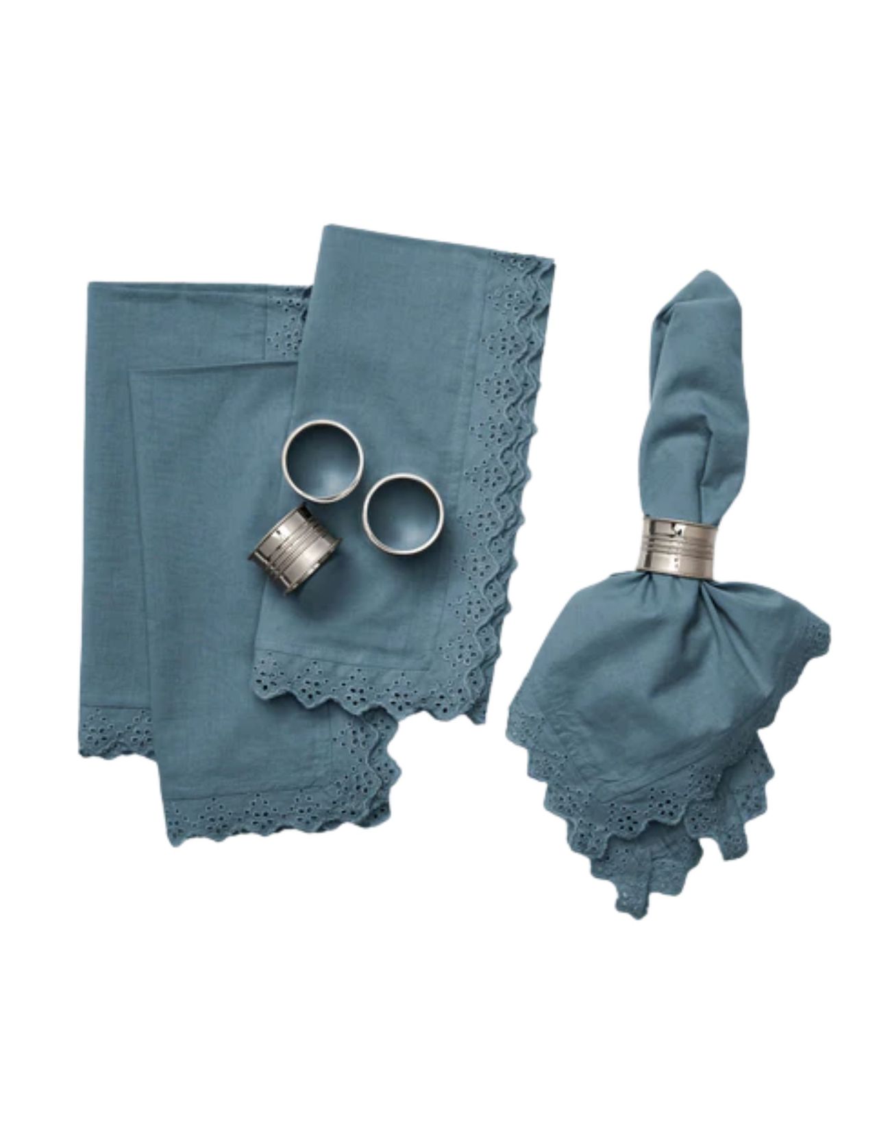 Cranbrook Lace-Trim Napkins