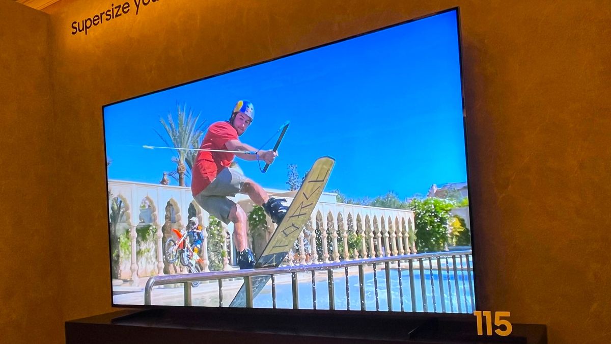 Samsung’s massive 115-inch mini-LED TV is its largest yet – but there’s an even bigger one at CES 2025