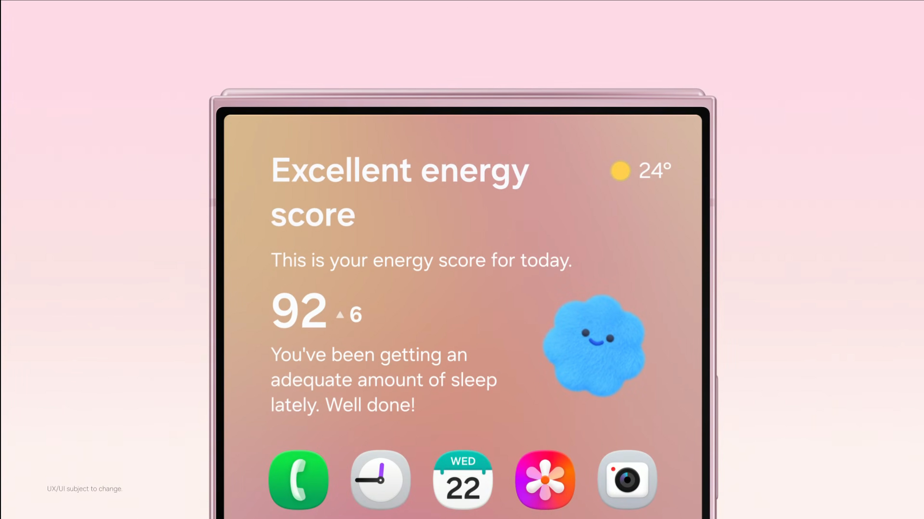 The upgraded Flex window at Unpacked July 2026