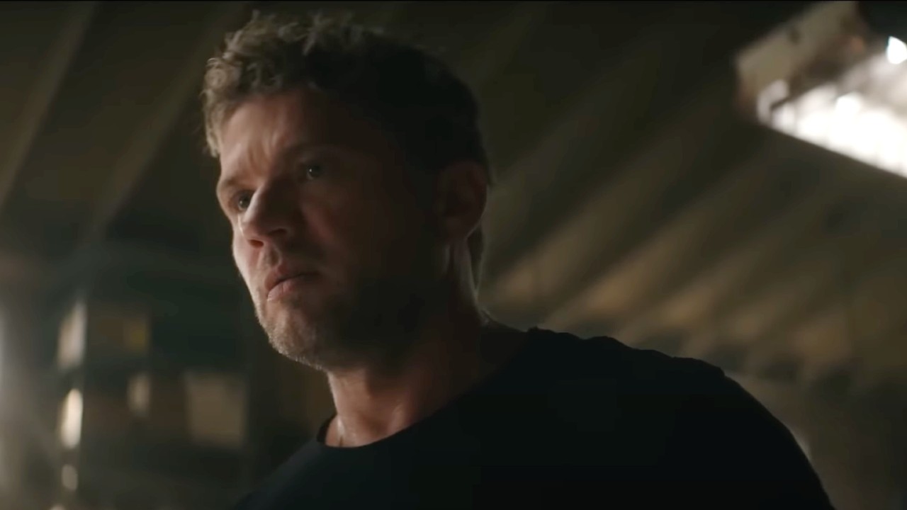Ryan Phillippe in Motorheads looking concerned. 