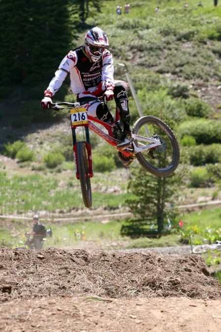 Greg Minnaar (Santa Cruz Syndicate) races to a victory.