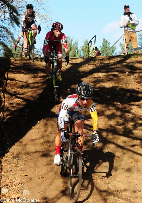 Arley Kemmerer (C3-Athletes Serving Athletes) riding second behind McConneloug