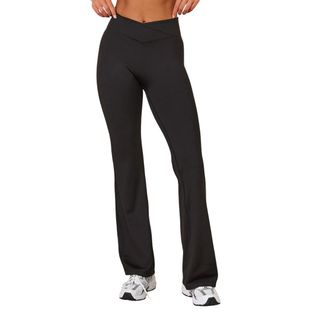 Lounge Varsity Crossover Flared Leggings