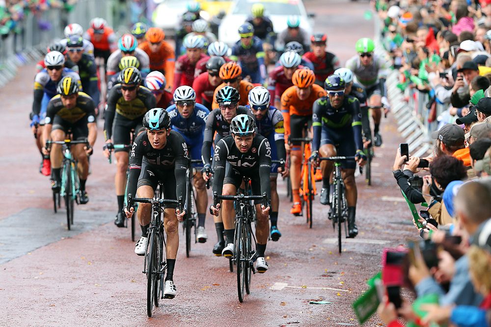 The peloton in action during the final stage of the 2017 Tour of Britain