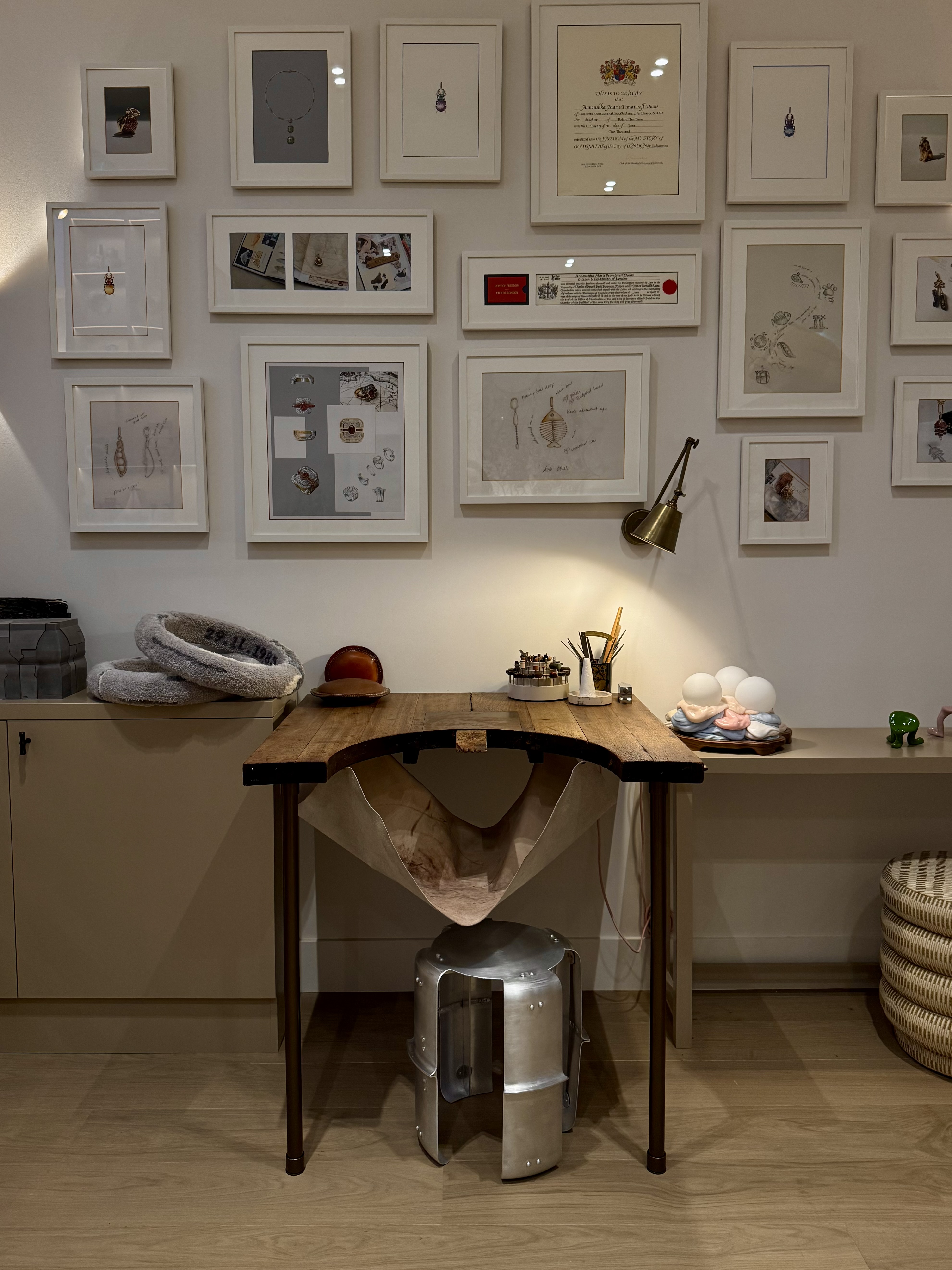 inside the annoushka jewellery studio