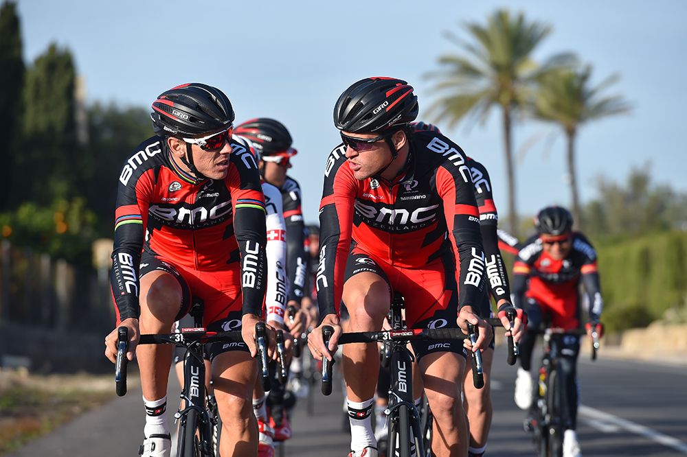 Belgians Philippe Gilbert and Greg Van Avermaet lead the BMC team