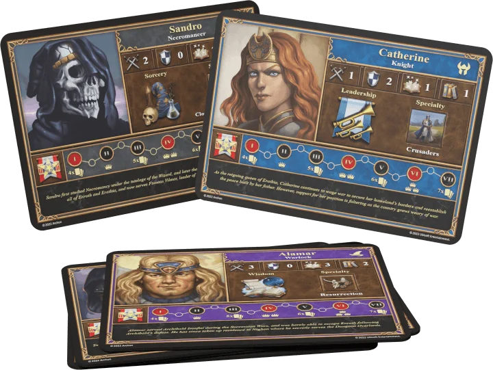 Heroes of Might and Magic 3 the board game pieces
