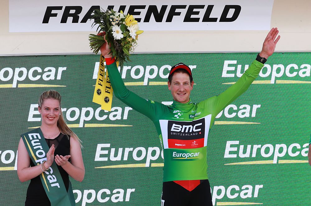 Stefan K&uuml;ng takes overall lead and green young rider lead at Tour de Suisse after BMC Racing win stage 1 team time trial