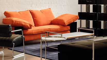 a living room featuring some of eileen gray's most iconic designs